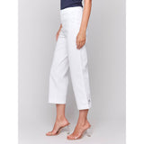 Tab Crop Twill Pants