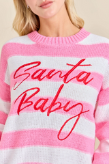 Santa Baby Embroidered Sweater