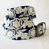 Two-Toned Embroidered Belt