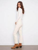 Boot Cut Stretch Twill Pants