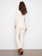 Boot Cut Stretch Twill Pants