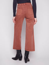Patch Pocket Flare Twill Pants