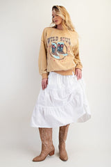 Wild Soul Print Sweatshirt