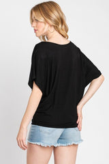 Short Sleeve Dolman Top
