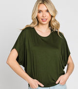 Short Sleeve Dolman Top