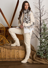 Animal Print Reversible Vest