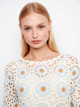 Flower Crochet Sweater