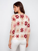 Flower Crochet Sweater