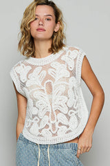 Sleeveless Crochet Top