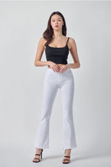 Petite Mid Rise Flare Jegging