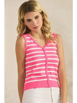 Striped Sleeveless Top