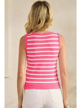 Striped Sleeveless Top