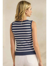 Striped Sleeveless Top