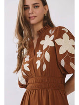 Floral Embroidered Dress