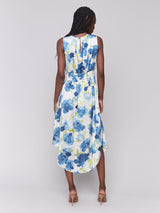 Crewneck Dress With Smocked Waist