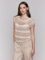 Raglan Cap Sleeve Crochet Top