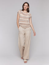 Raglan Cap Sleeve Crochet Top