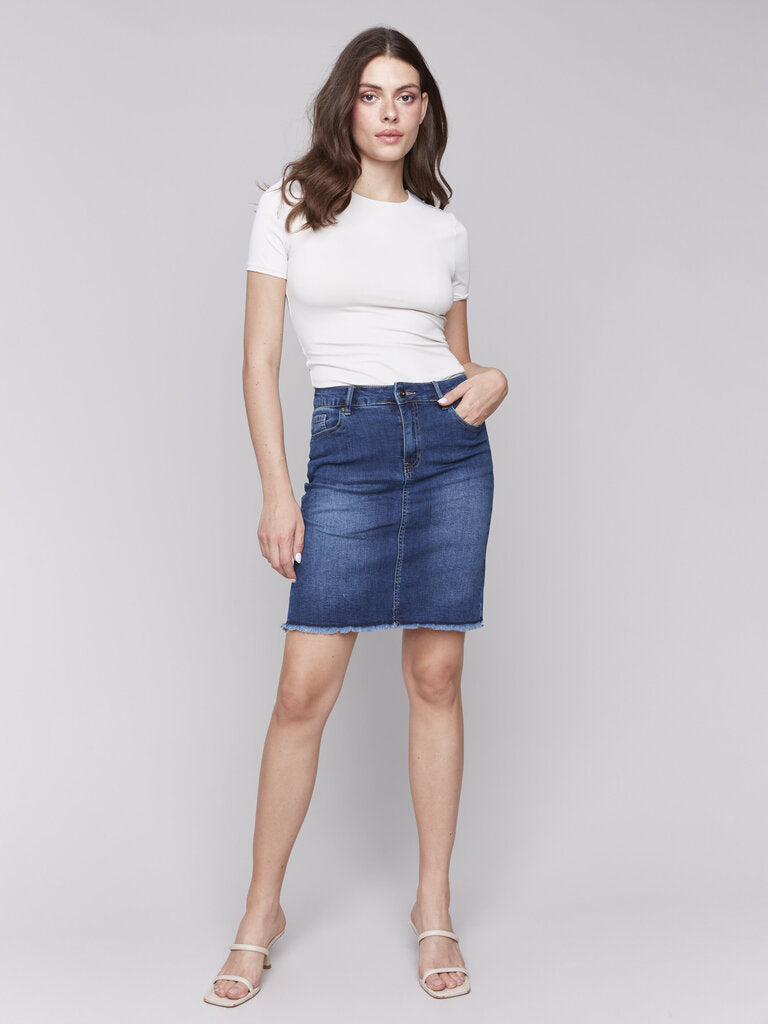 Denim Skort