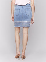 Embroidered Skort