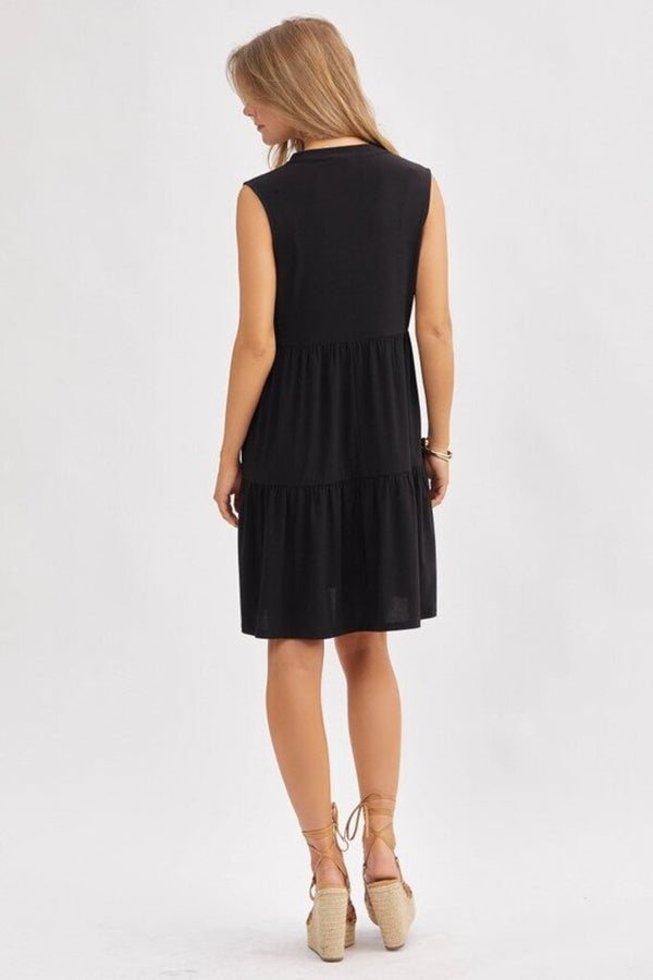 Three-Tier A-Line Flowy Dress