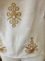Boho Embroidered Cuff Sleeeve Top