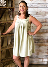Linen Blend Short Romper
