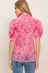 2 Piece Print Top