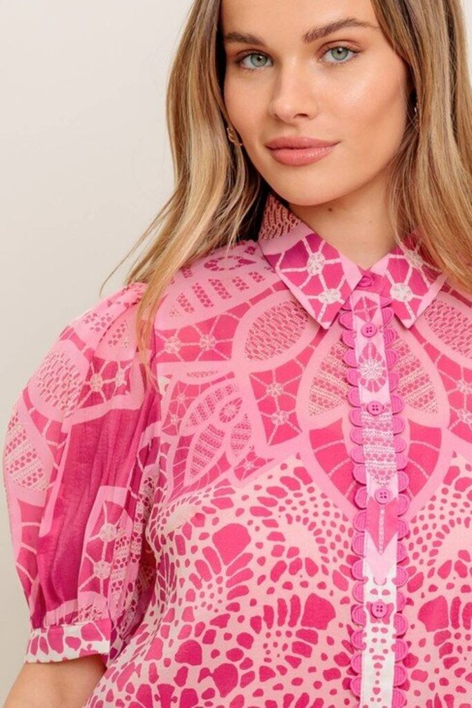 2 Piece Print Top