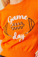 Game Day Puff Sleeve Sweater