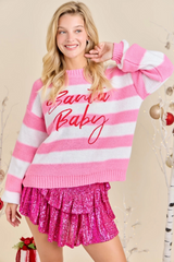 Santa Baby Embroidered Sweater