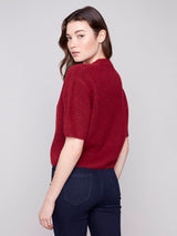 Balloon Elbow Sleeve Sweater