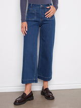 Patch Pocket Flare Jeans