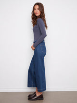 Patch Pocket Flare Jeans