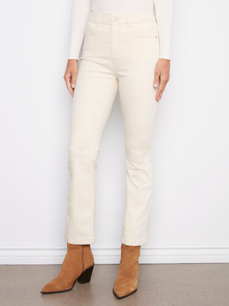 Boot Cut Stretch Twill Pants