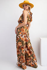 Floral Sleeveless Romper