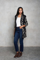 Embroidered Twill Jacket