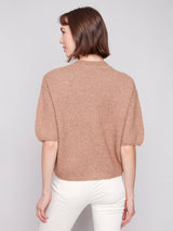 Balloon Elbow Sleeve Sweater