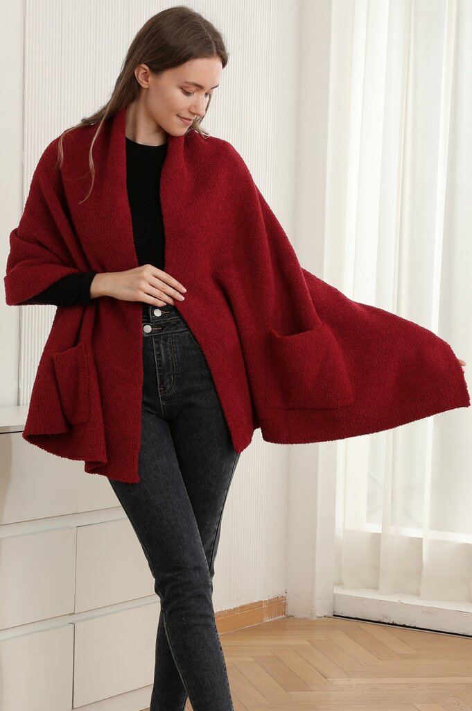 Solid Shawl Cardigan