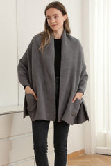Solid Shawl Cardigan