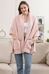 Solid Shawl Cardigan