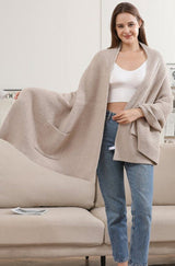 Solid Shawl Cardigan