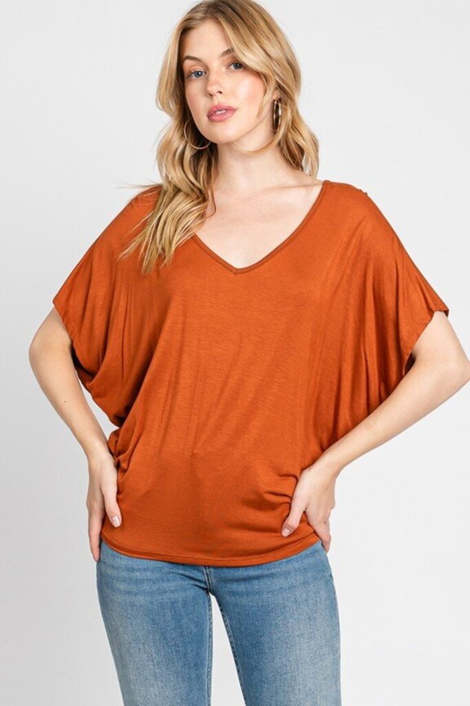 Short Sleeve Dolman Top