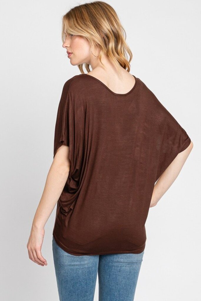 Short Sleeve Dolman Top