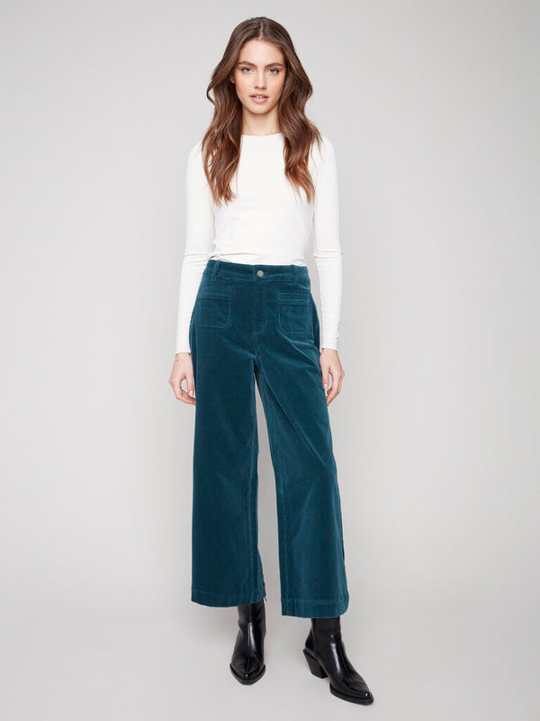 Patch Pocket Flare Corduroy