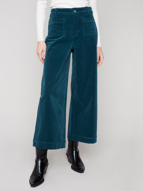 Patch Pocket Flare Corduroy