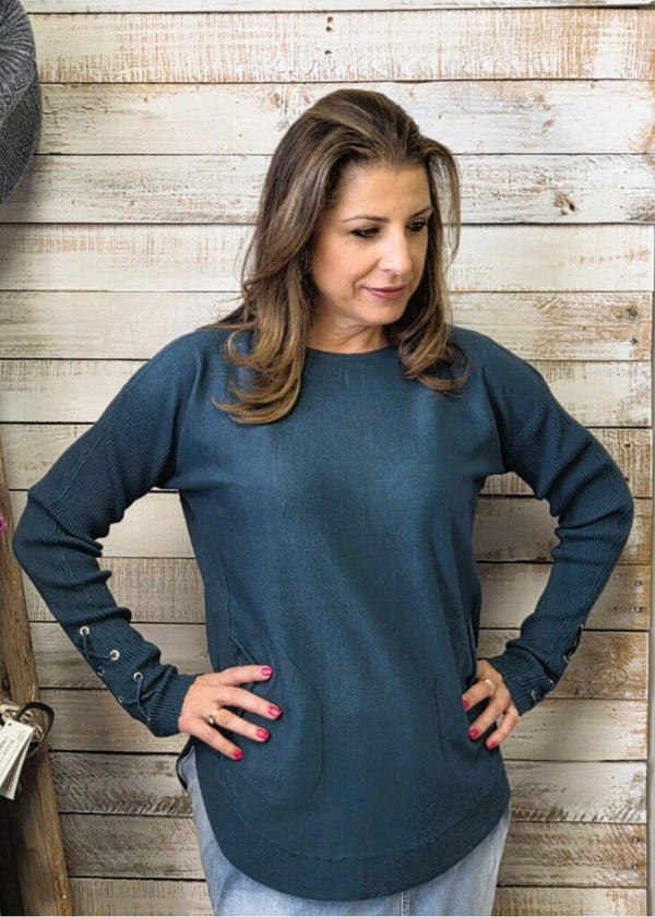 Round Hem Sweater