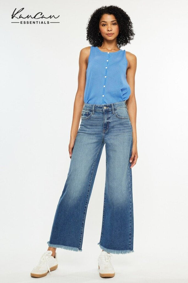 High Rise Wide Leg Jeans