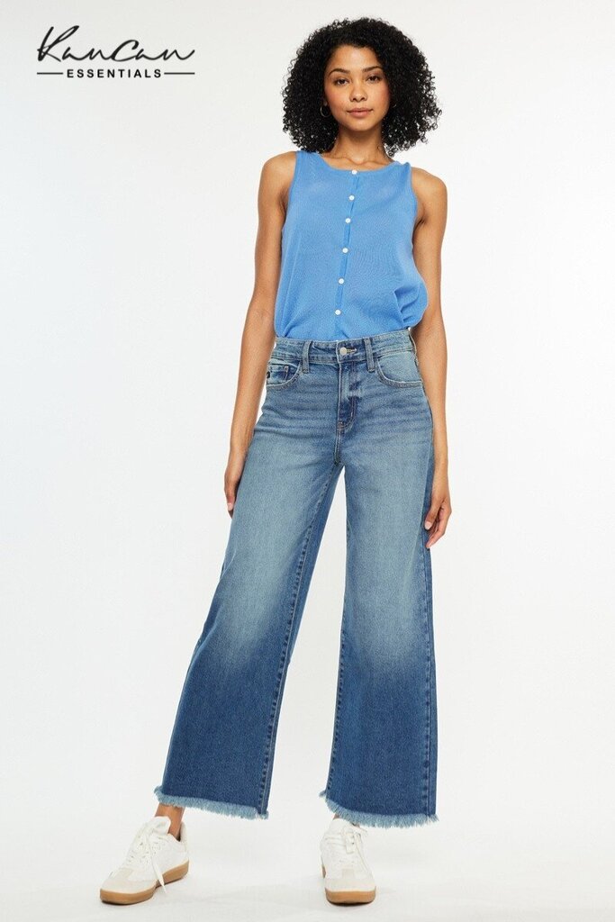 High Rise Wide Leg Jeans