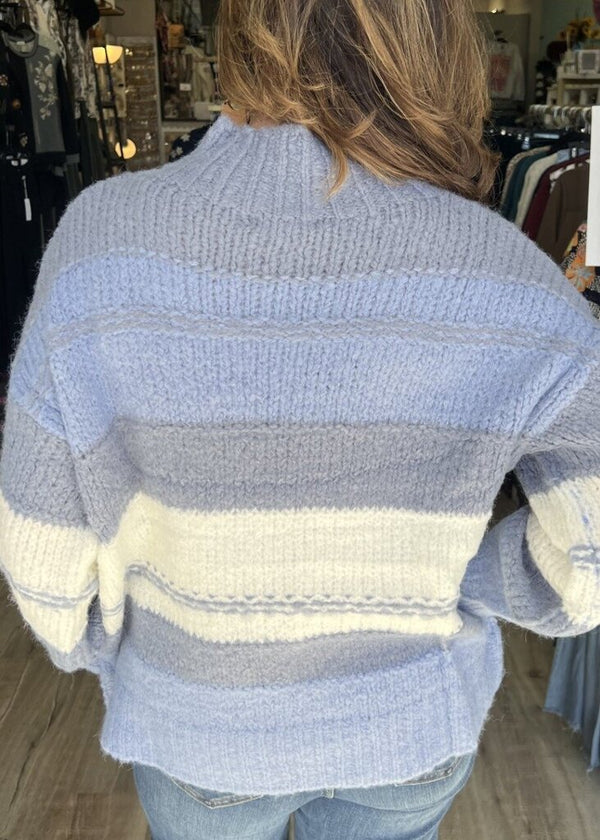 Oversized Wide Stripe Sweater