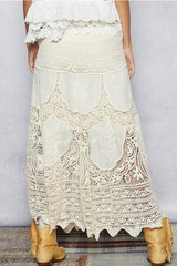 Crochet Embroidered Skirt